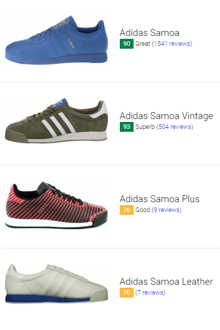 best adidas samoa sneakers
